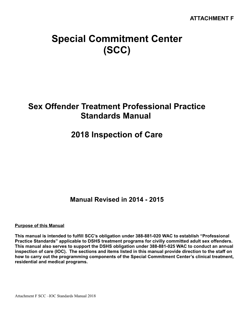 Section 2: Treatment Program