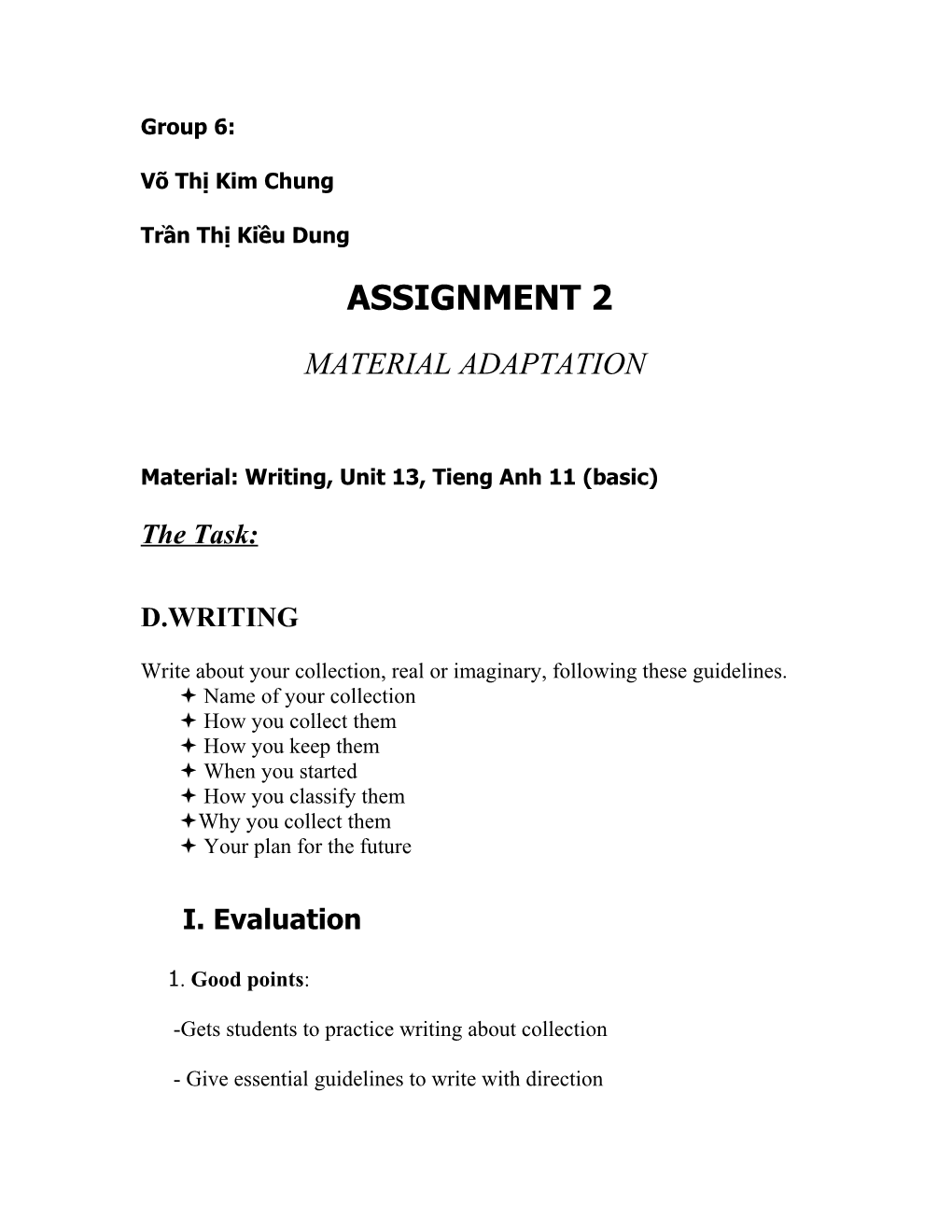 Material: Writing, Unit 13, Tieng Anh 11 (Basic)
