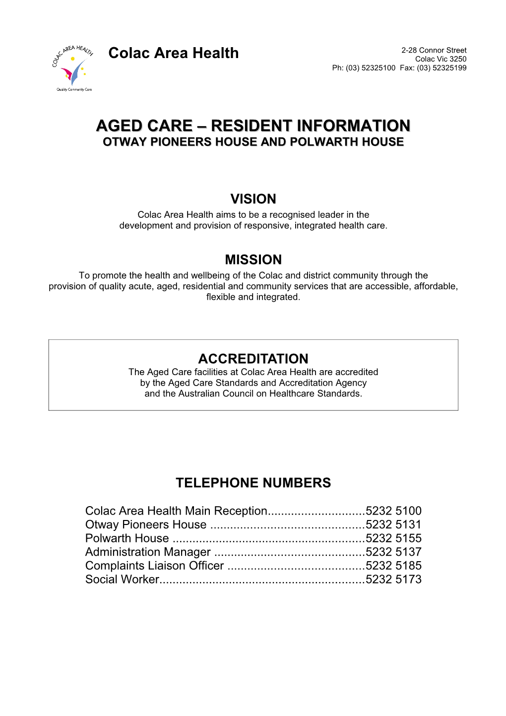 Your Guide to Aged Care