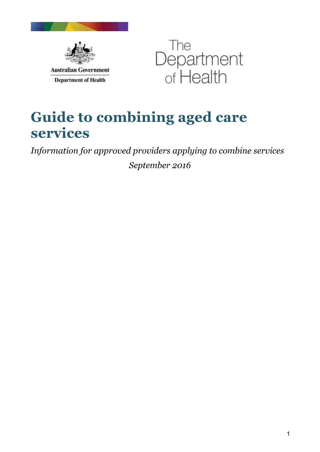 Guide to Combining Aged Care Services