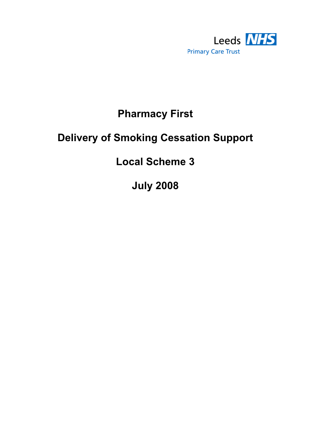Delivery of Smoking Cessation Support