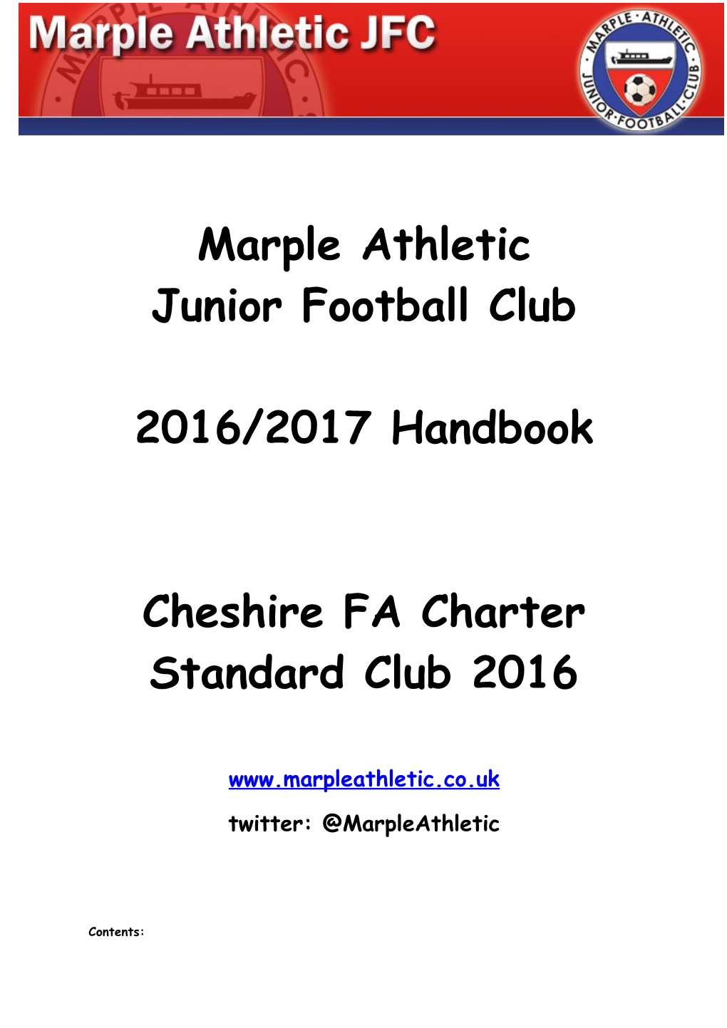 Cheshire FA Charter Standard Club 2016