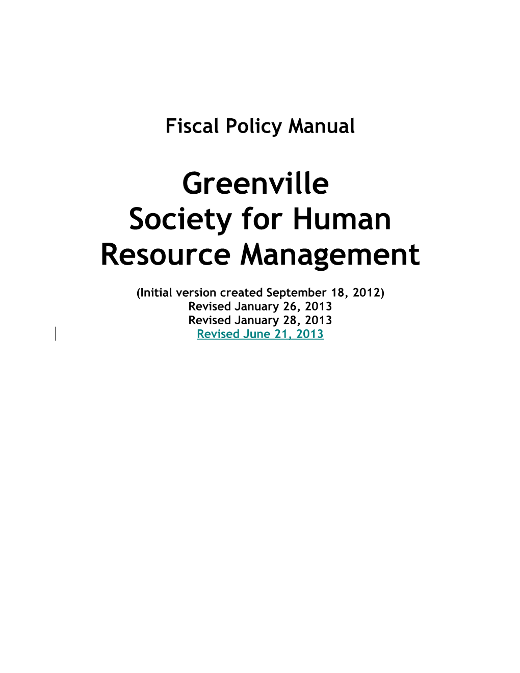 EACE Fiscal Policy Manual