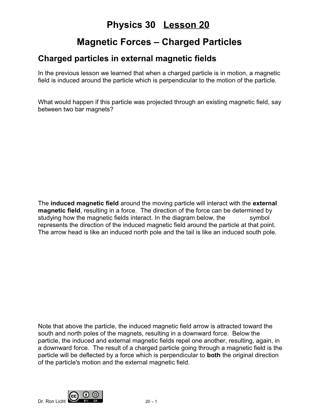 Magnetic Forces Charged Particles