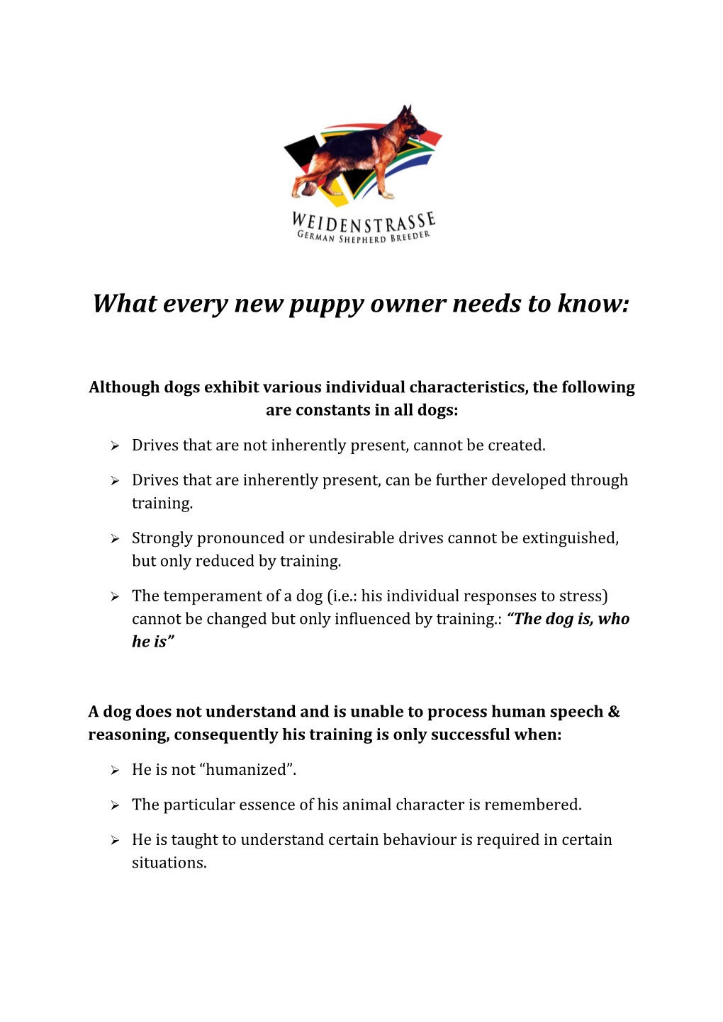 What Every New Puppy Owner Needs to Know