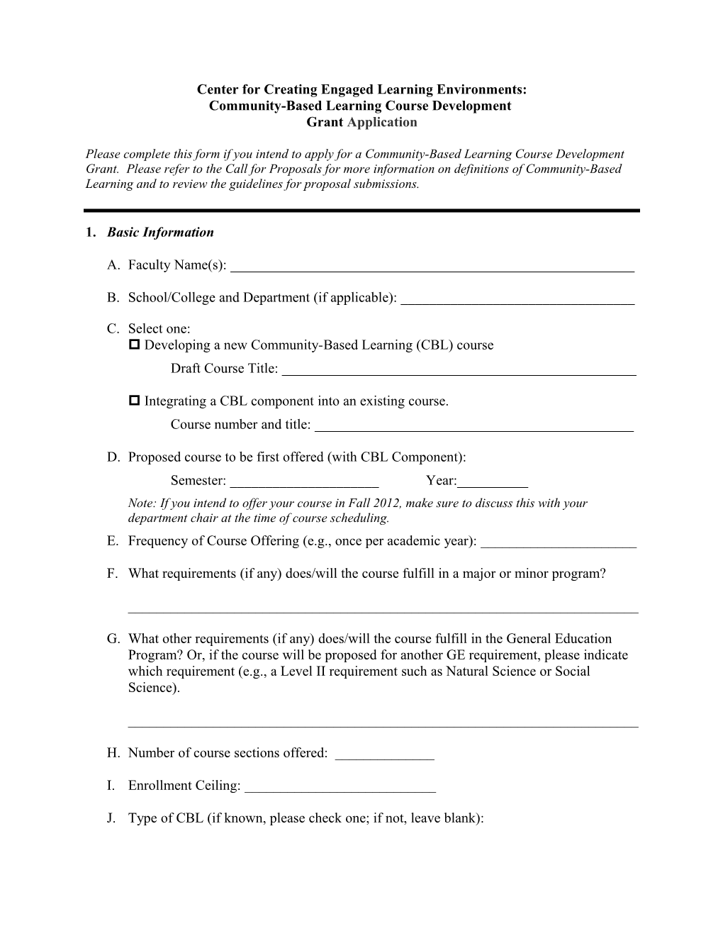 Enhancing Pedagogy Through Technology Grant Proposal Review Sheet