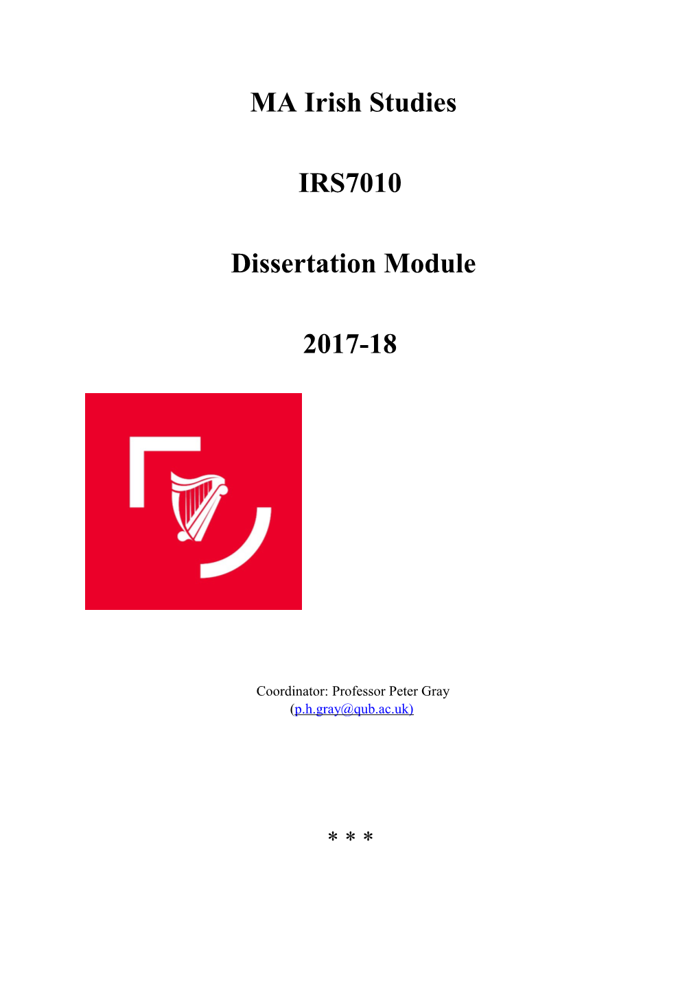 MHY7010 Module Guide 2014-15 Revised Jan 2015