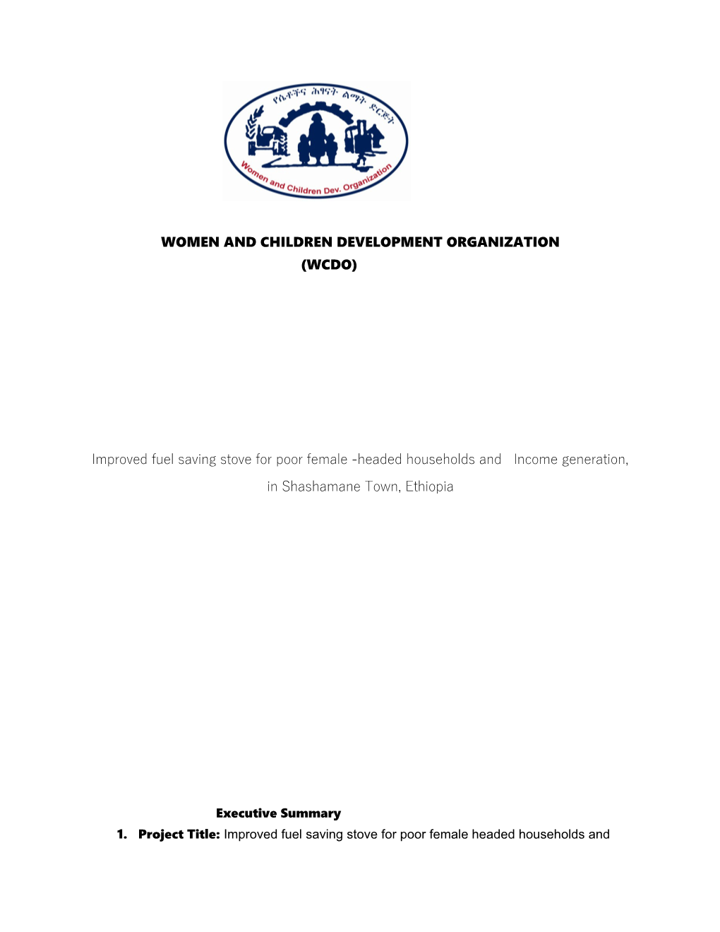 Women and Children Development Organization
