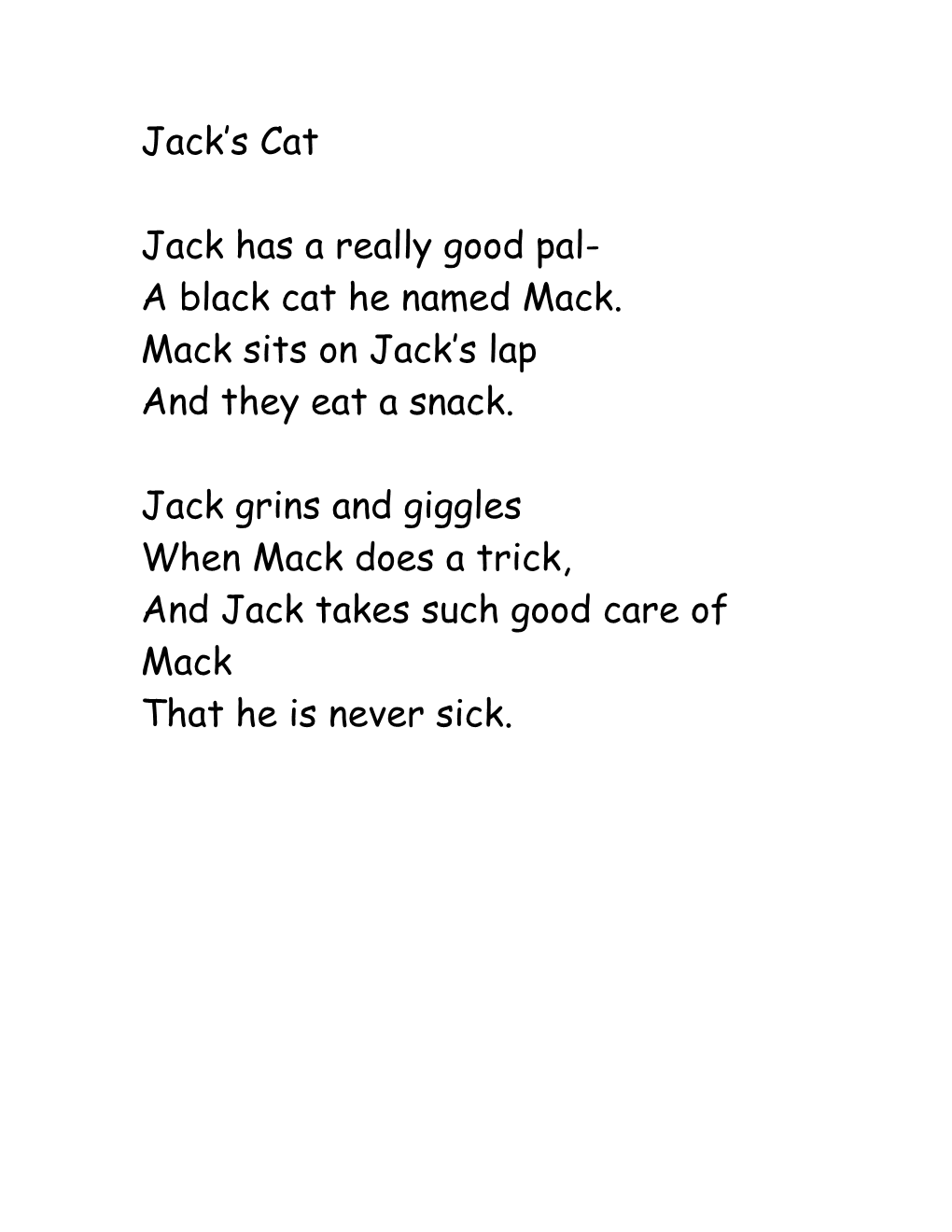 Jack Has a Really Good Pal