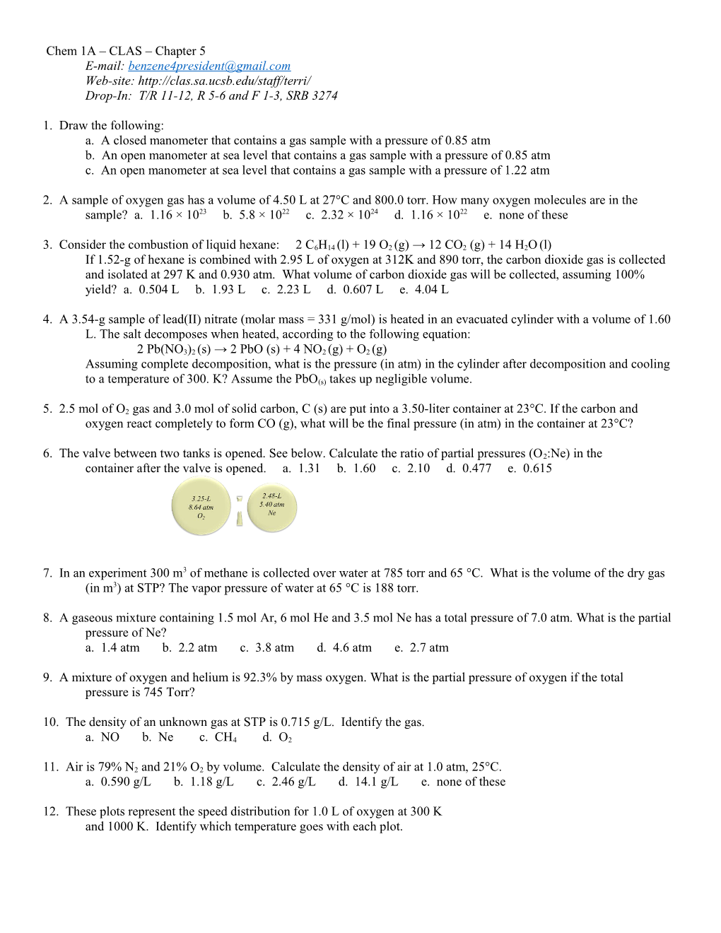 Chem 1A CLAS Chapter 5