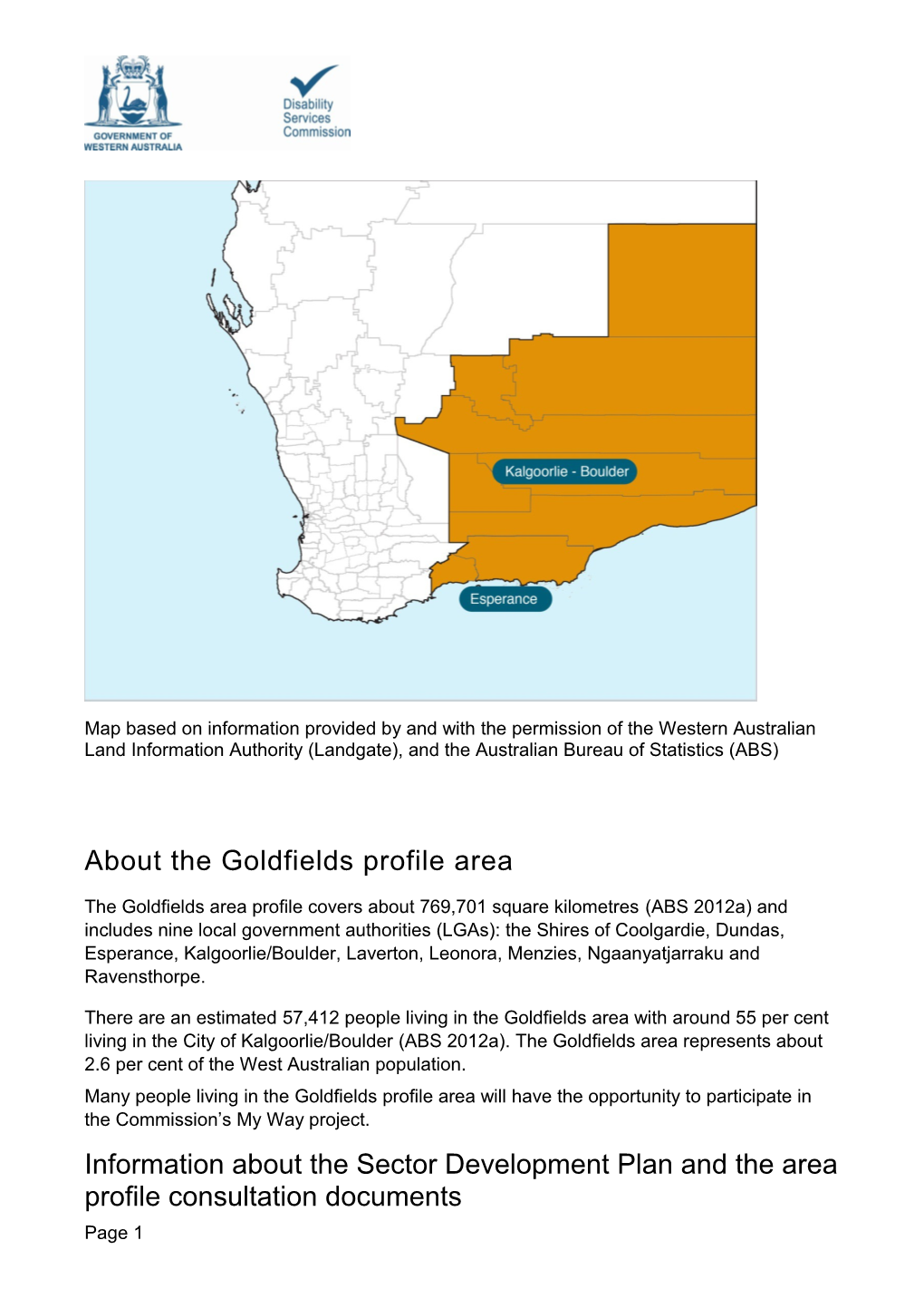Sector Development Plan Goldfields Quick Read