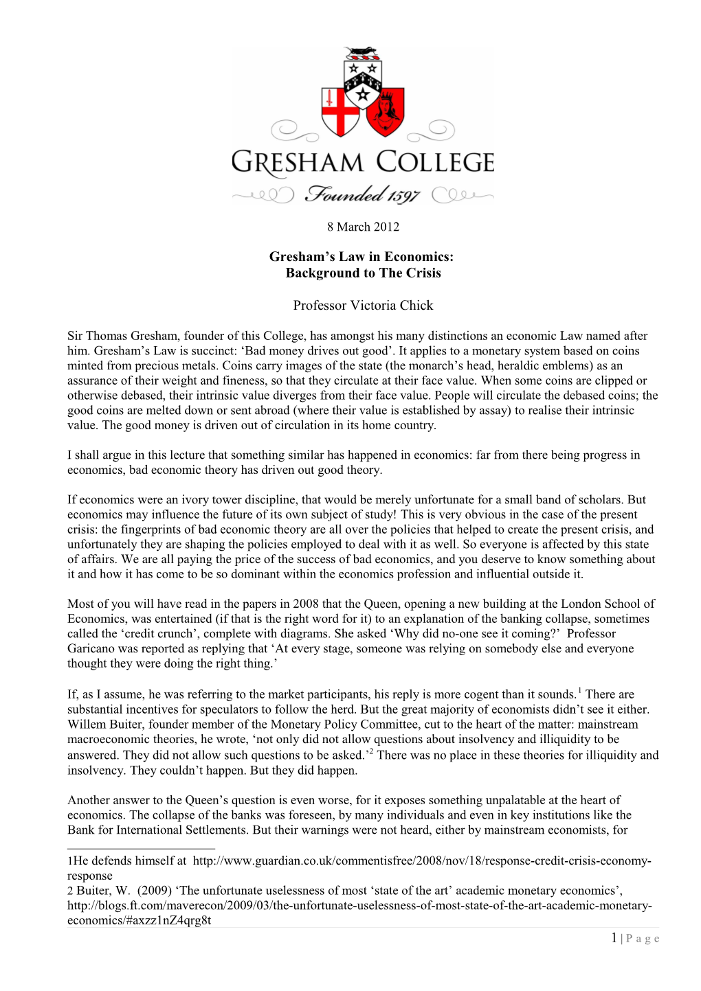 Gresham S Law in Economics