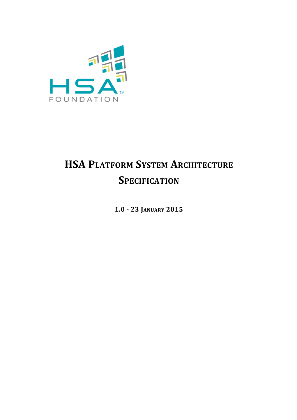 Hsa Platform System Architecture