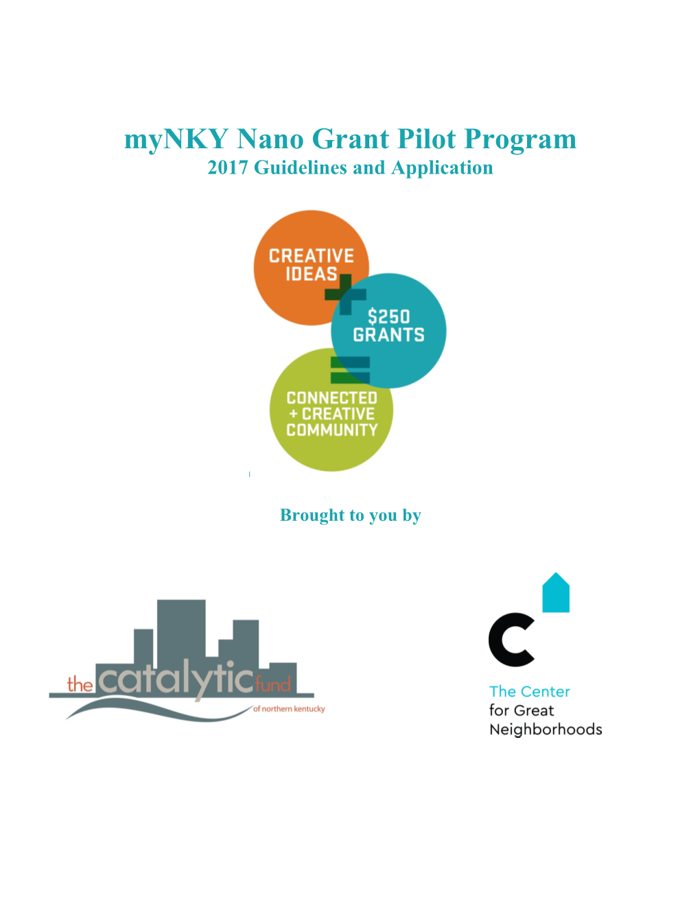 Mynky Nano Grant Pilot Program