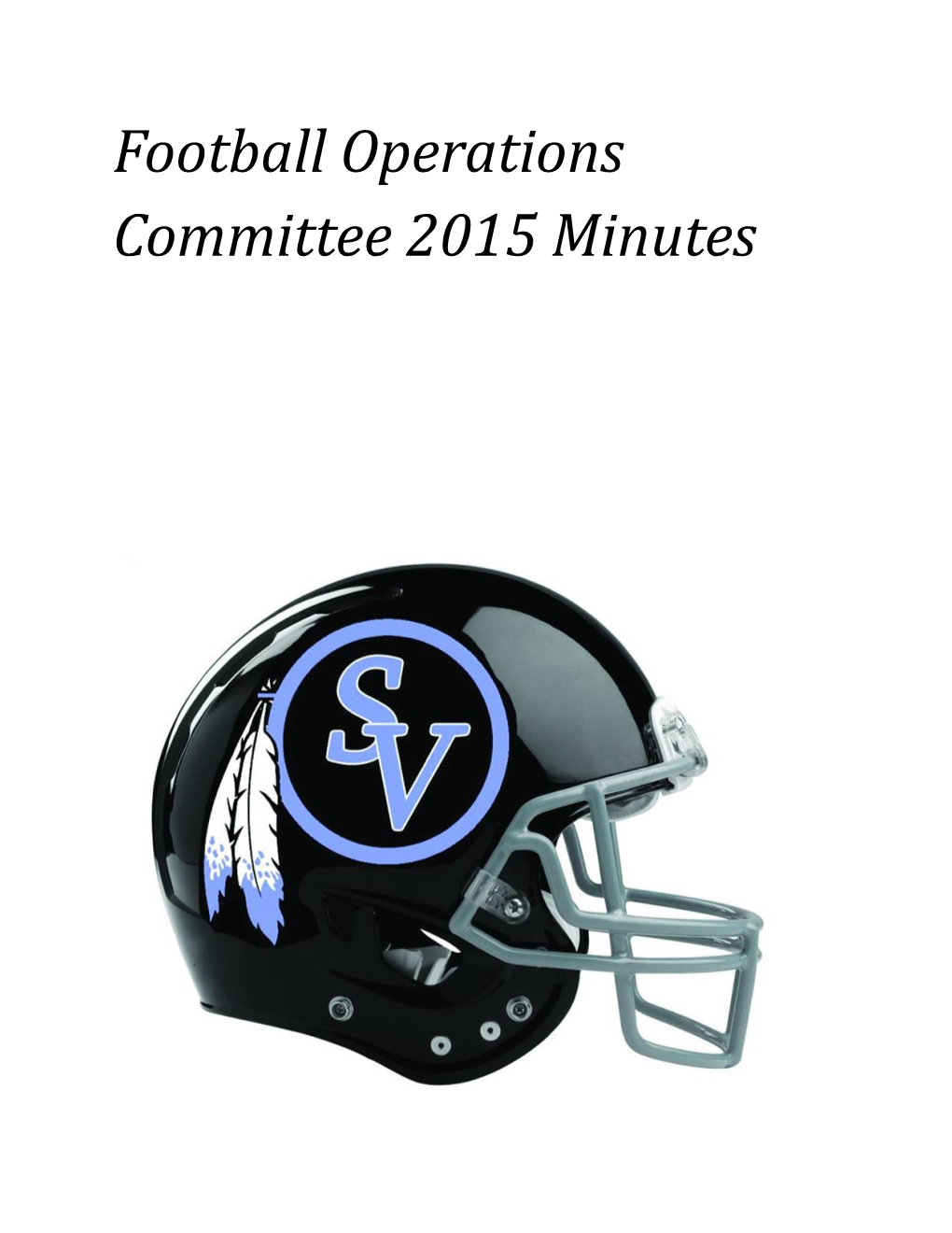 Football Operations Committee 2015 Minutes