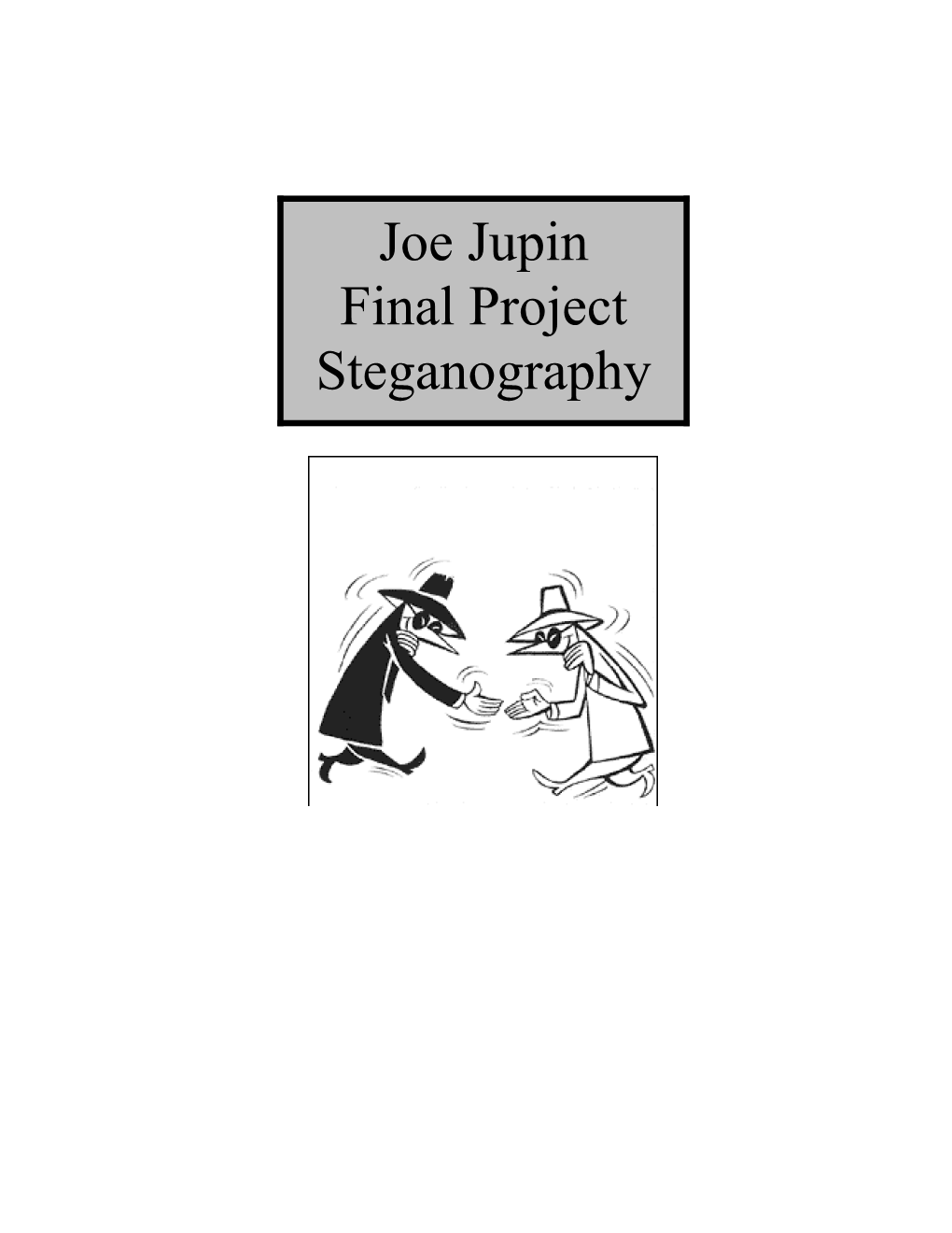 Joe Jupinfinal Projectsteganography