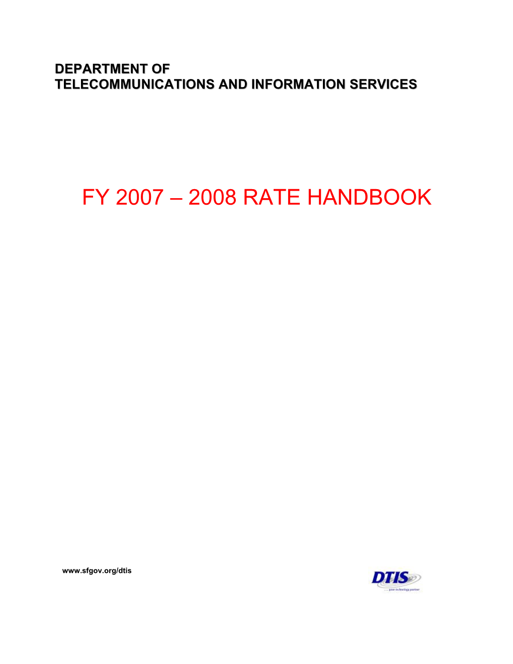 Telecommunications and Information Services