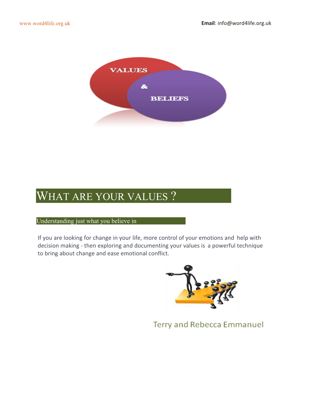 What Are Your Values ?