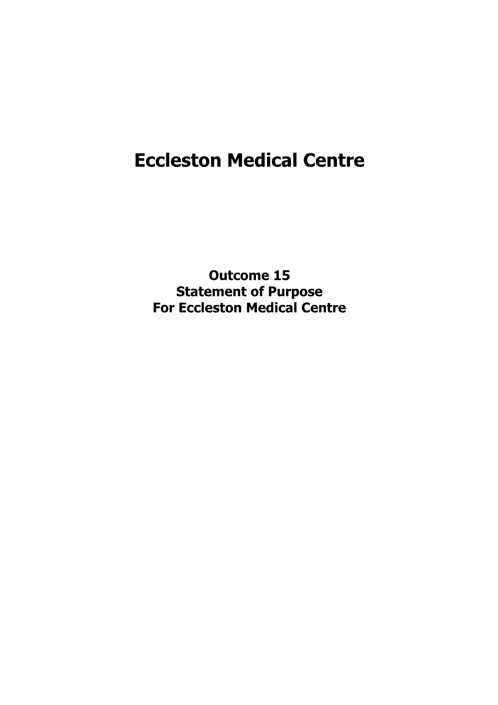 Eccleston Medical Centre