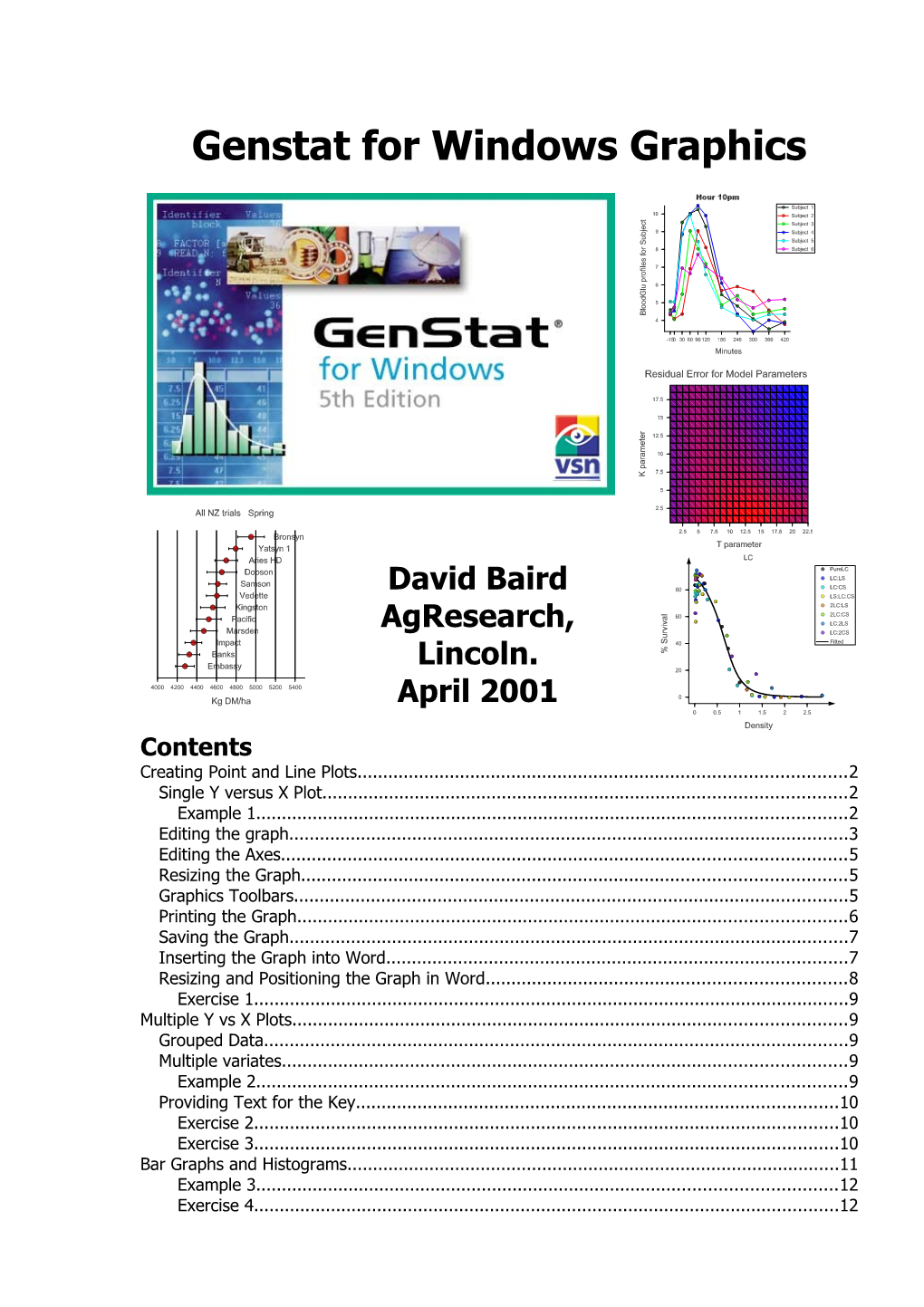 Genstat for Windows Graphics