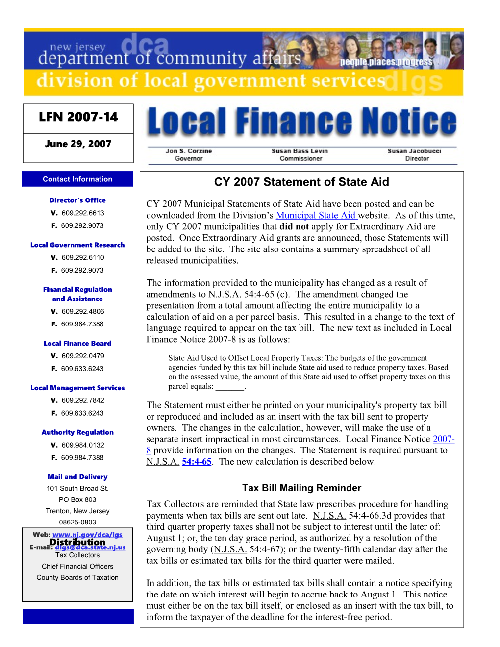 Local Finance Notice 2005-17July 11, 2005Page 1