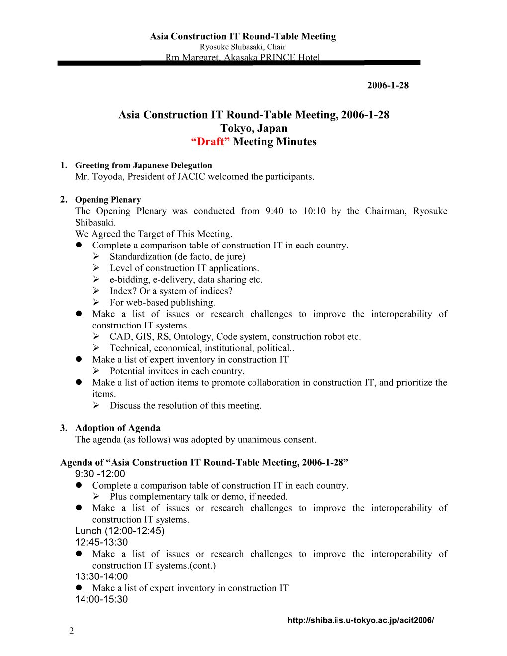 Draft Minutes of SC4 42Nd Plenary Meeting, Ft Lauderdale, FL, USA, 2004-03-05