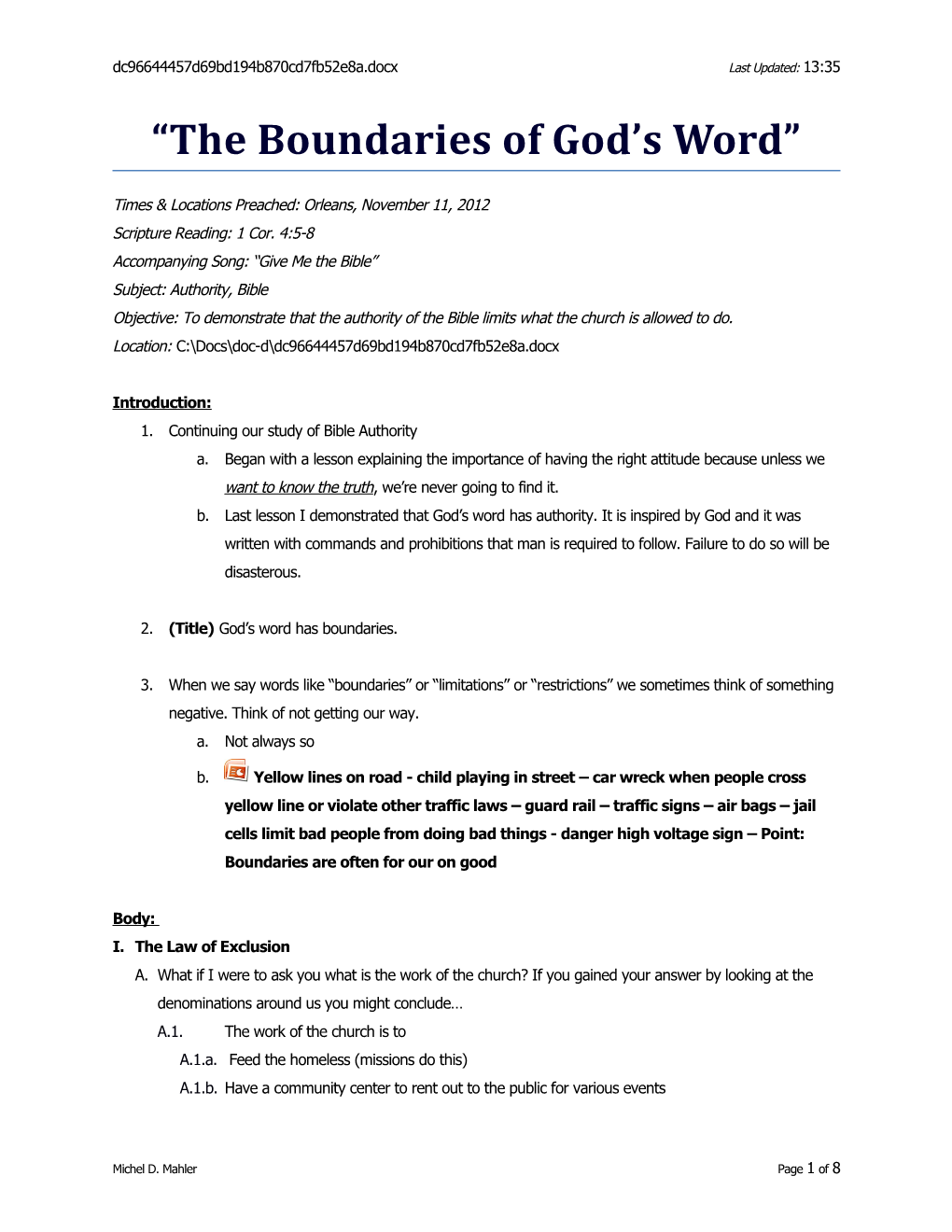 Boundaries Gods Wordlast Updated: 11/10/2012 11:51 PM