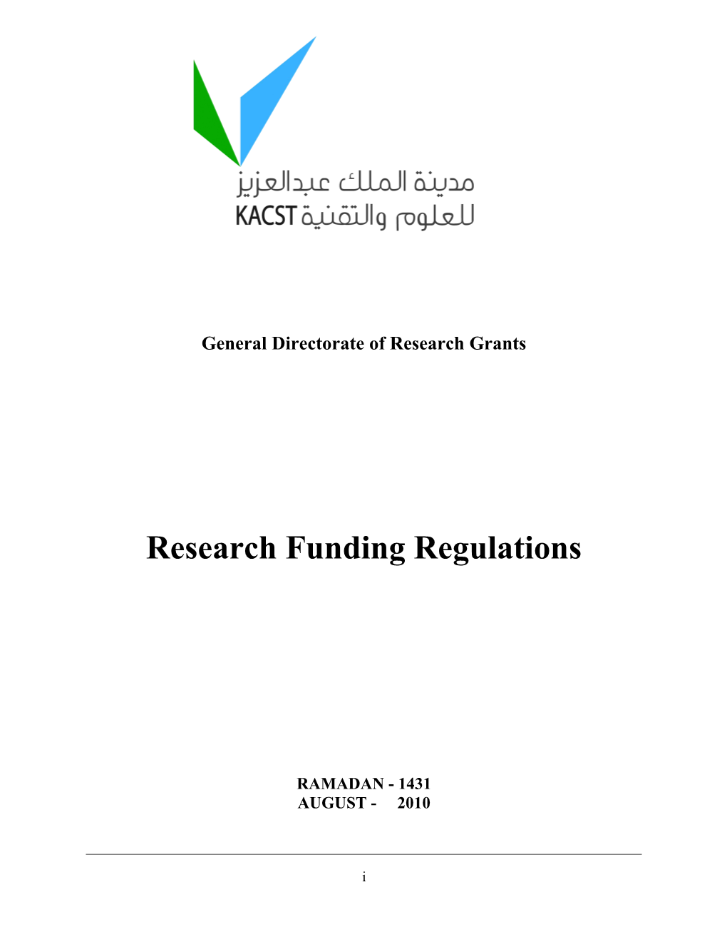 General Directorate of Research Grants