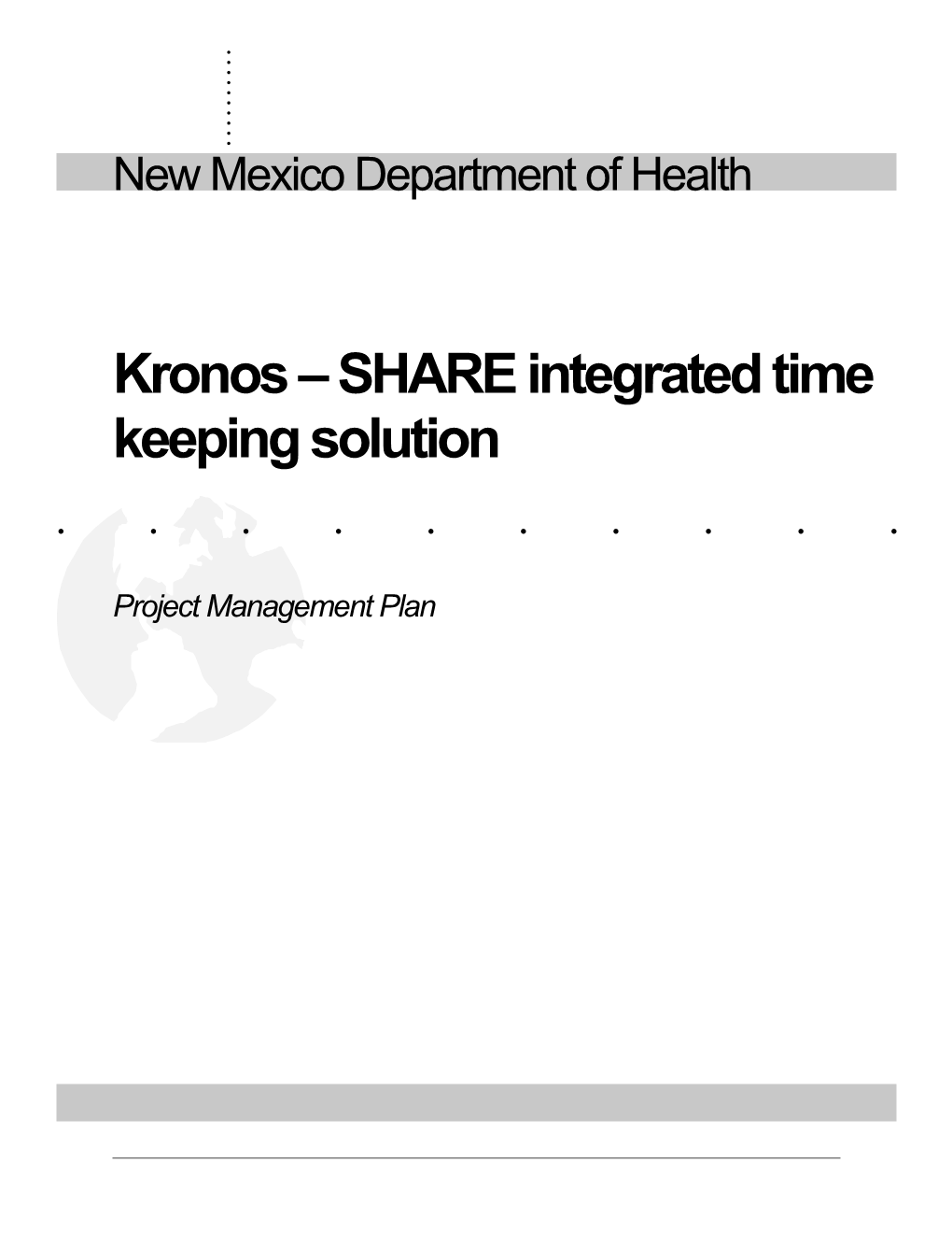 Kronos SHARE Integrated Time Keeping Solution