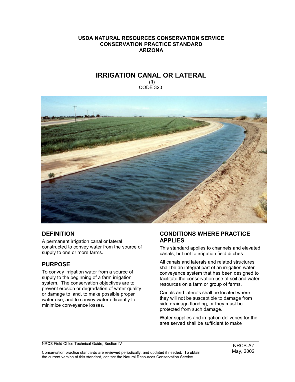 Irrigation Canal Or Lateral 320