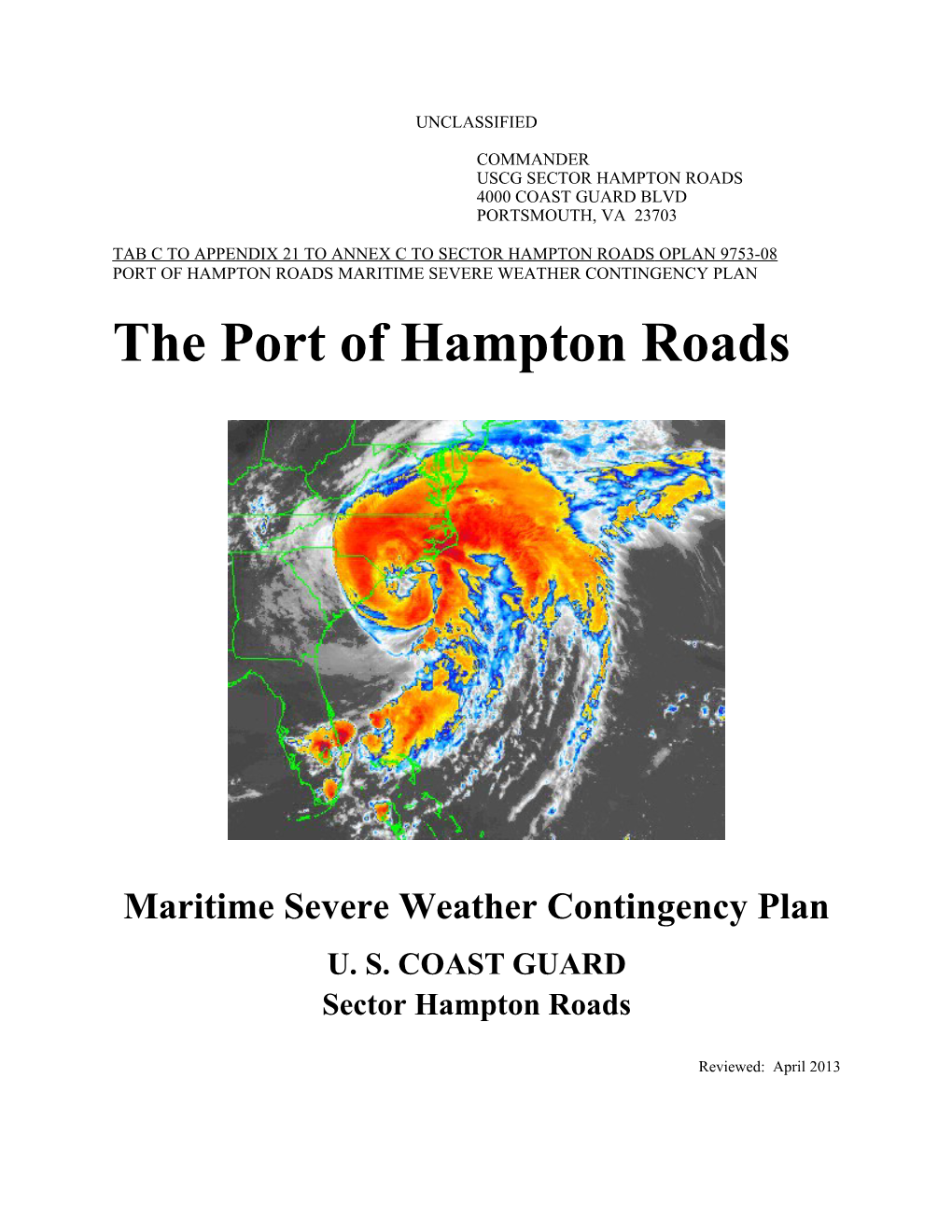 The Port of Hampton Roads