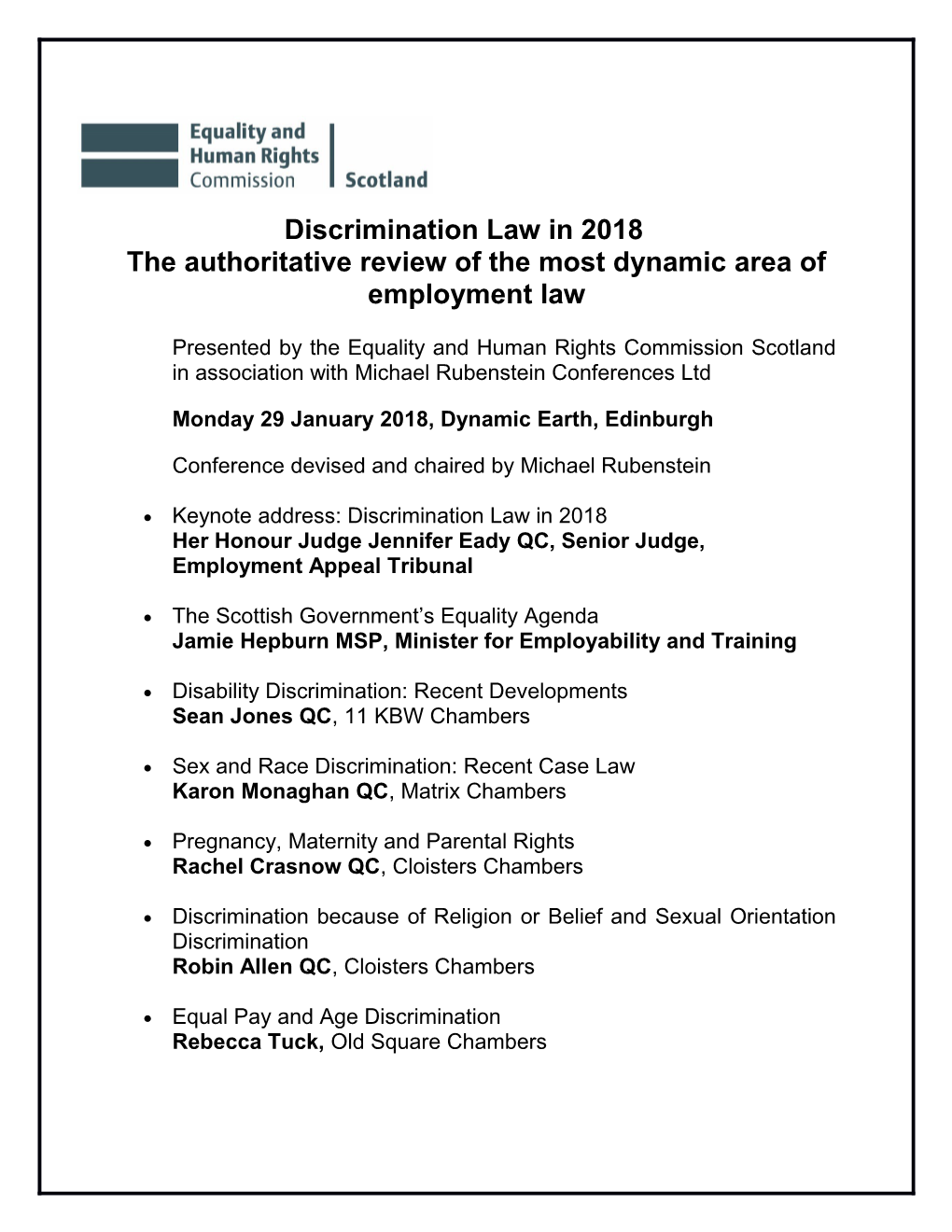The Authoritative Review of the Most Dynamic Area of Employment Law