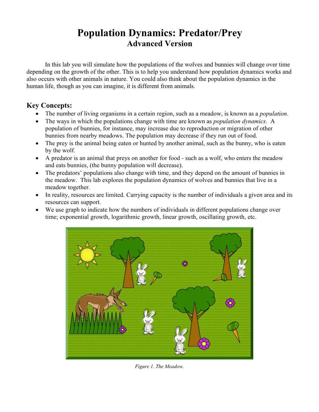 Population Dynamics: Predator/Prey