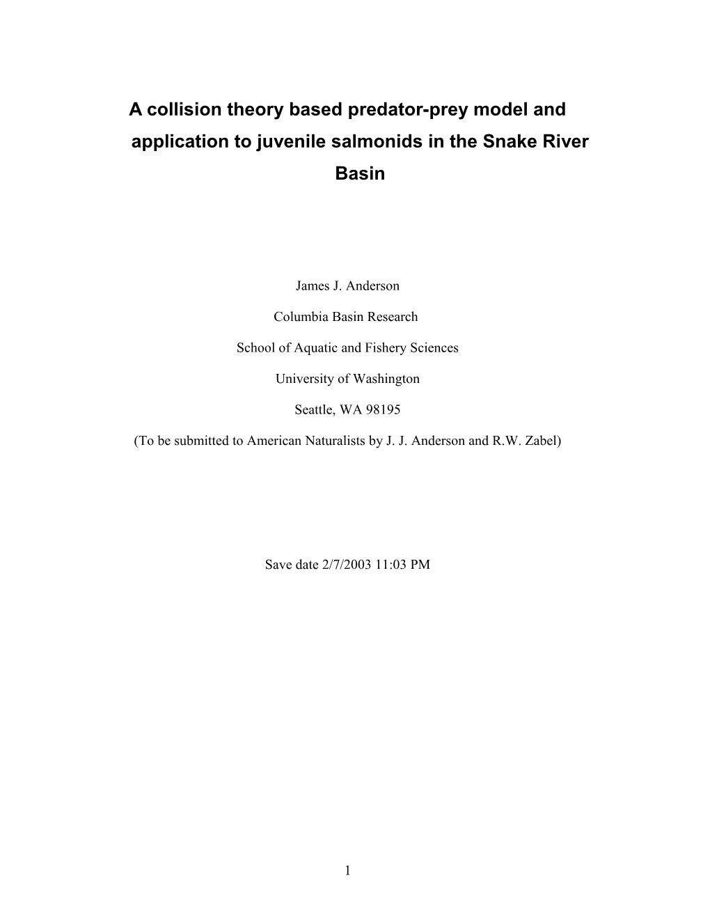 Travel Time and Distance Dependent Smolt Survival
