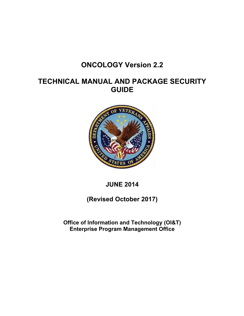 Technical Manual and Package Security Guide