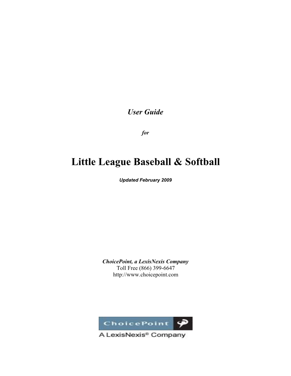 Little League Baseballsoftball