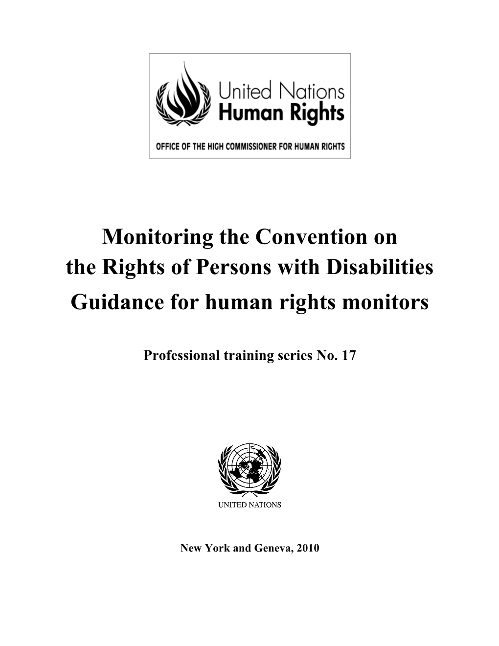 Guidance for Human Rights Monitors