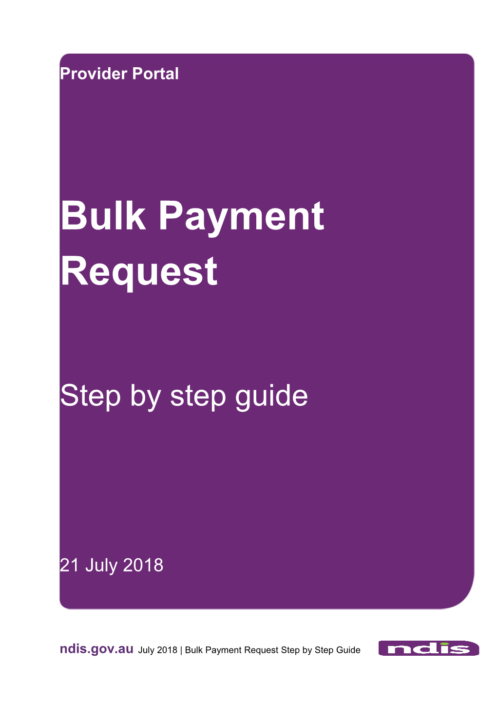 Bulk Payment Request