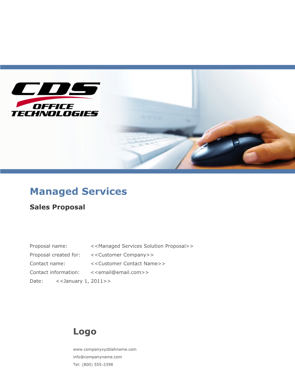 Managed Services Sales Proposal