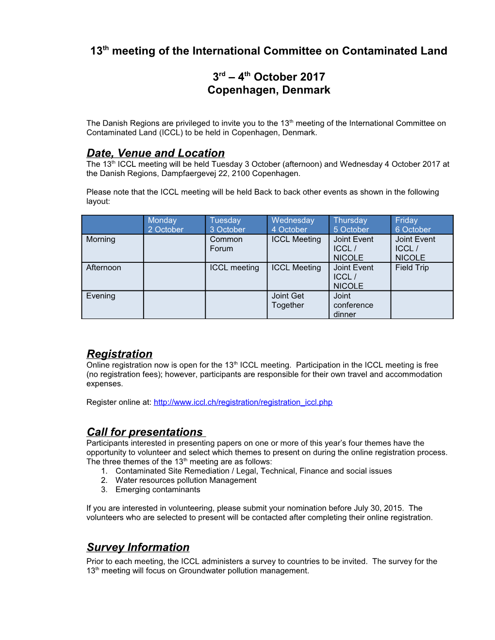 ICCL Second Announcement March 2017 V1