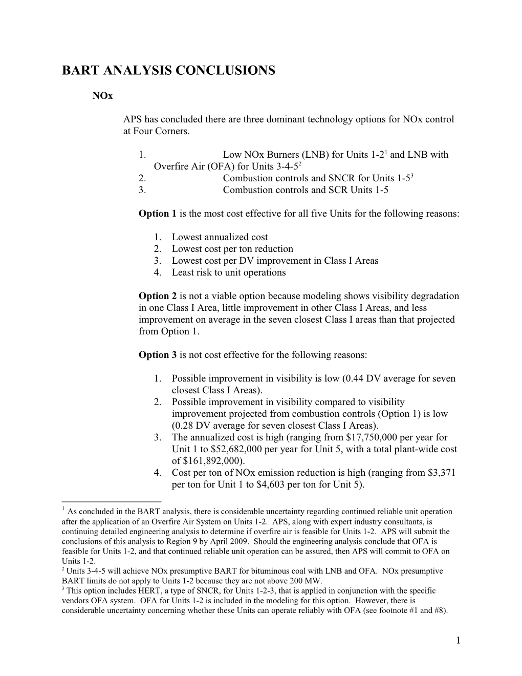 Bart Analysis Conclusions