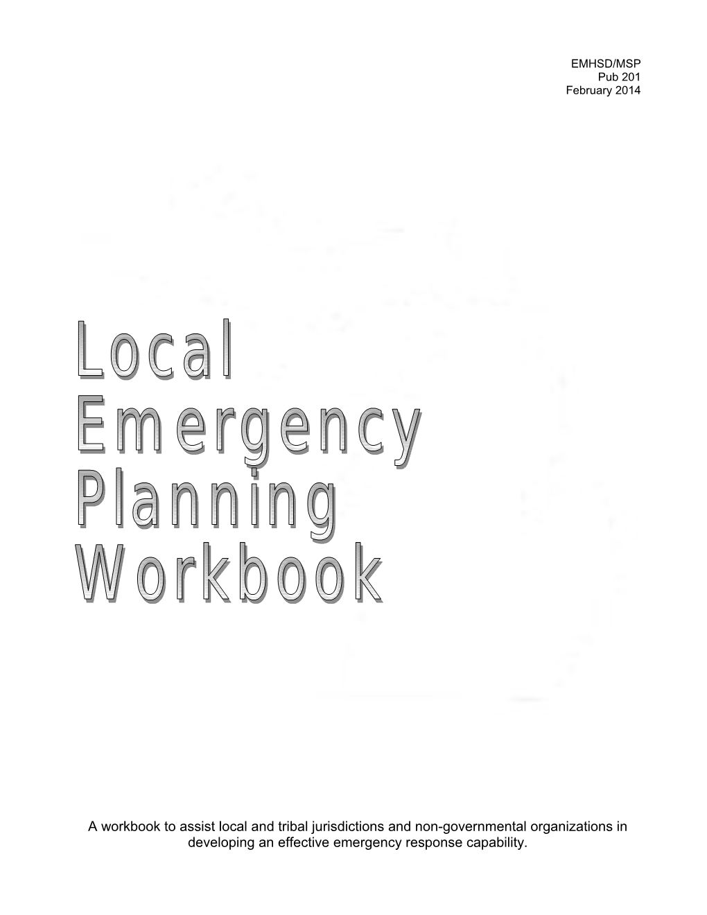 Local Emergency Operations
