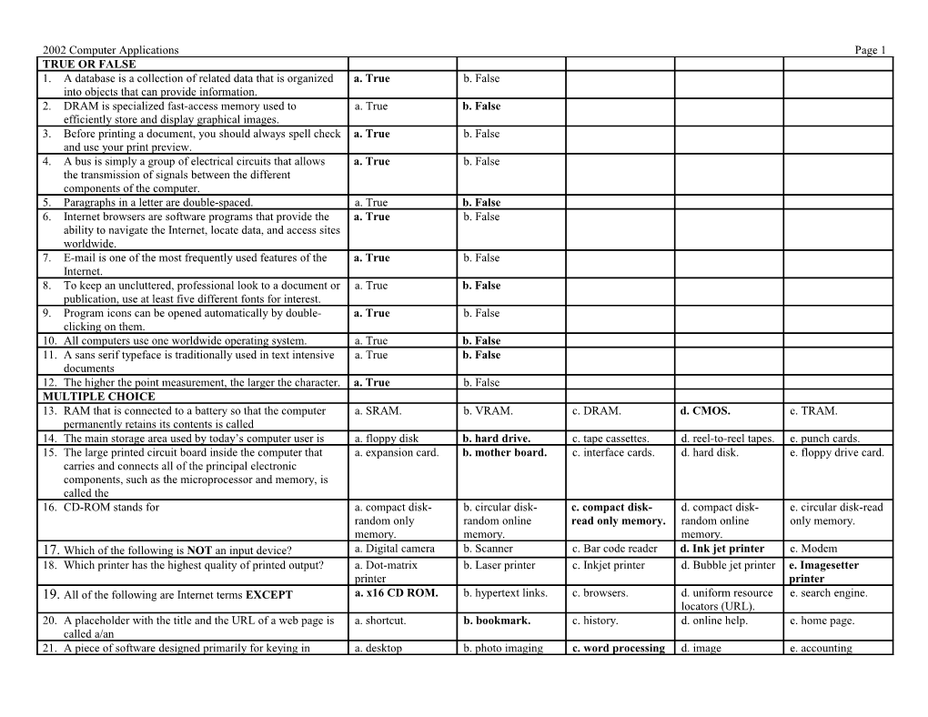 2002 Computer Applications Page 1