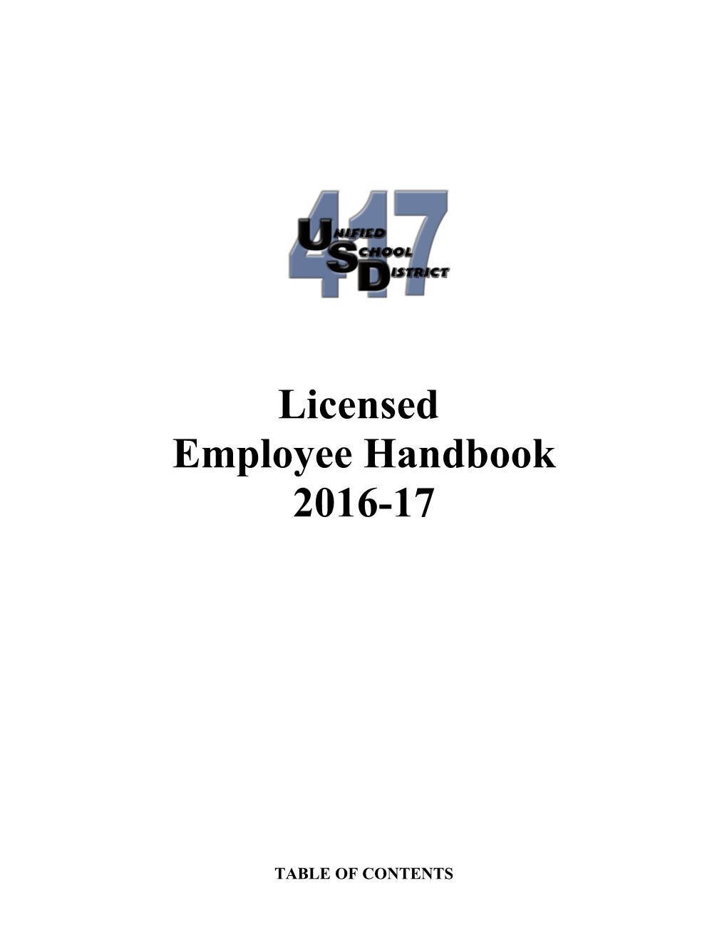 Certified Staff Handbook