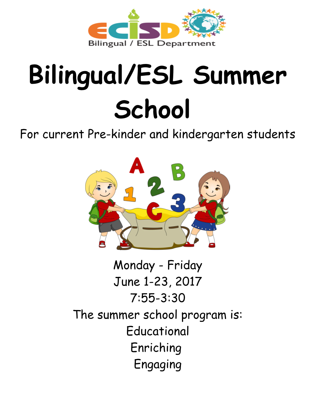 Bilingual/ESL Summer School