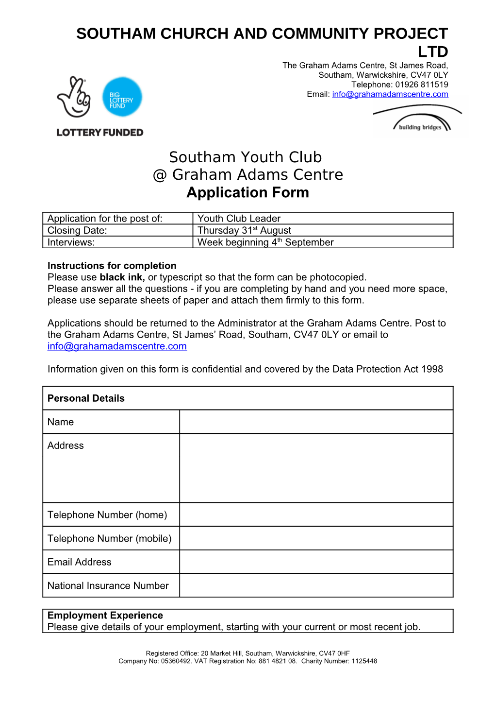 Southam Youth Club