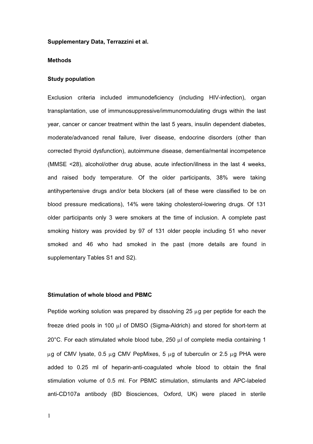 Supplementarydata, Terrazzini Et Al