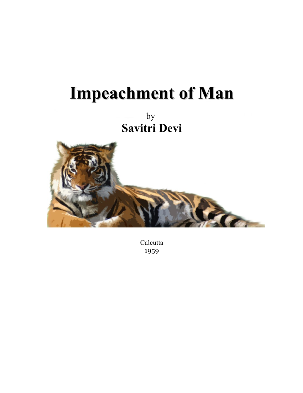 Impeachment of Man