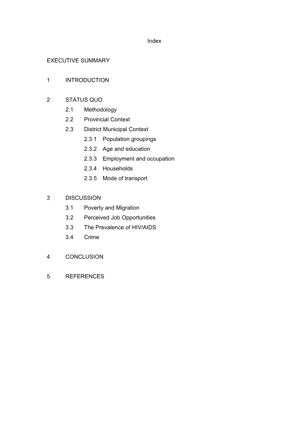 Environmental Management Framework (Emf) for the Sedibeng