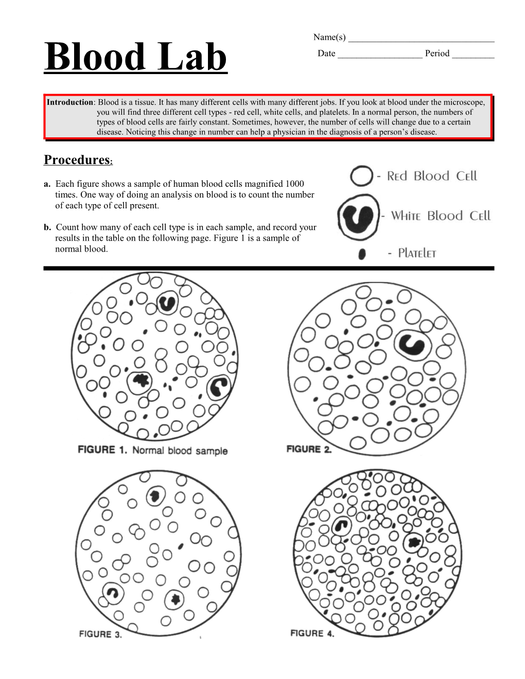 Introduction: Blood Is a Tissue. It Has Many Different Cells with Many Different Jobs